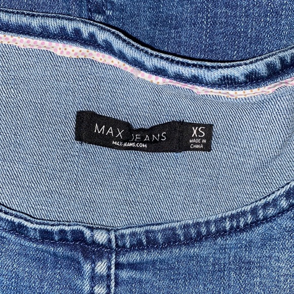 Denim Cutoff Shirt Dress - Picture 2 of 3